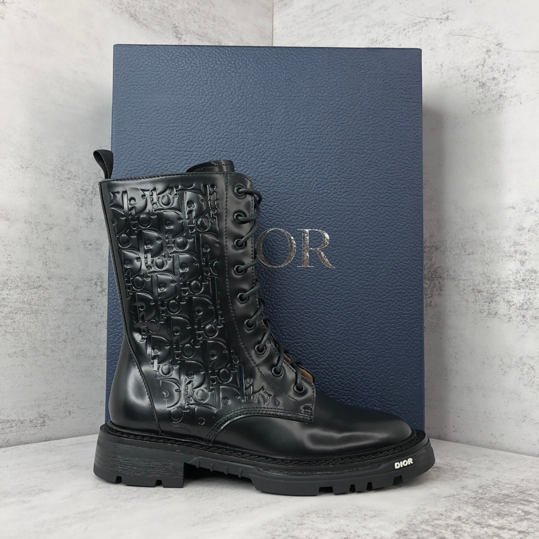 Dior Explorer 2 Boots Dior Oblique Embossed "Black"