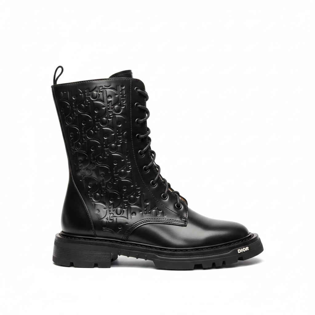 Dior Explorer 2 Boots Dior Oblique Embossed "Black"