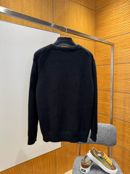 Burberry EKD Wool Cashmere Sweater "Black"