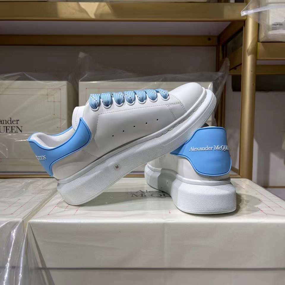Alexander McQueen Oversized "White-Sky Blue"