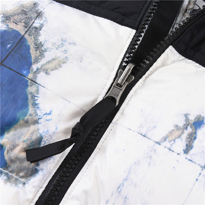 The North Face 700 Down Jacket "White-Black"