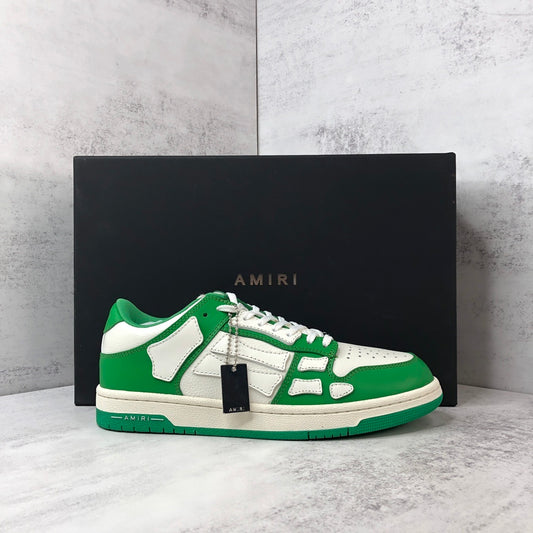 Amiri Skel Top Low "White-Green"