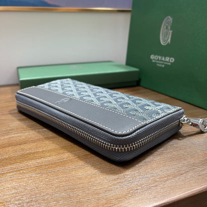 Goyard Matignon GM Wallet "Grey"