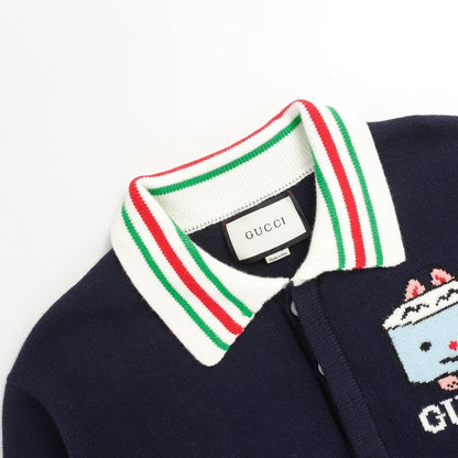 Gucci Polo Sweater "Navy Blue"