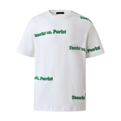 Louis Vuitton Tourist VS Purist Printed T-shirt "White-Green"