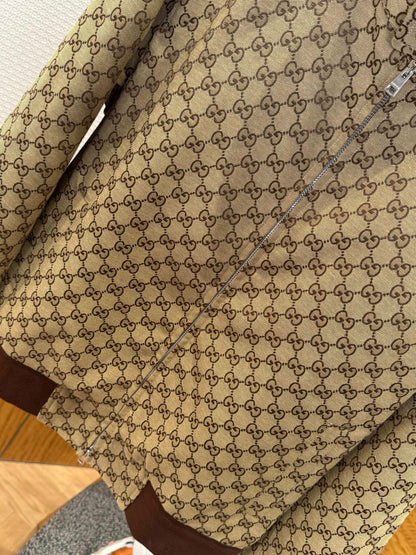 Gucci GG Canvas Bomber Jacket "Camel-Brown"