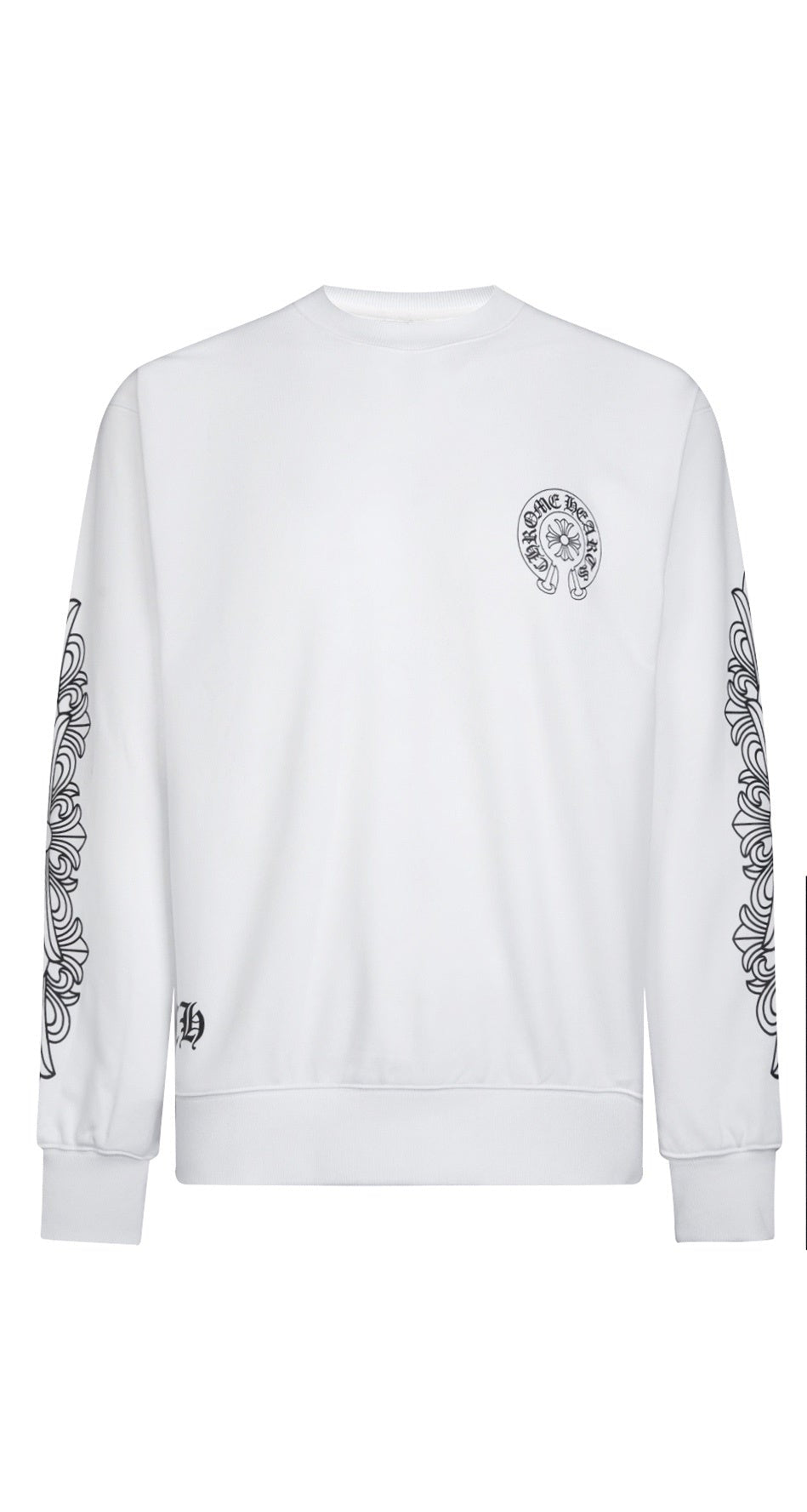 Chrome Hearts Sweatshirt "White-Black"