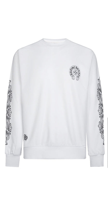 Chrome Hearts Sweatshirt "White-Black"