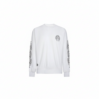 Chrome Hearts Sweatshirt "White-Black"