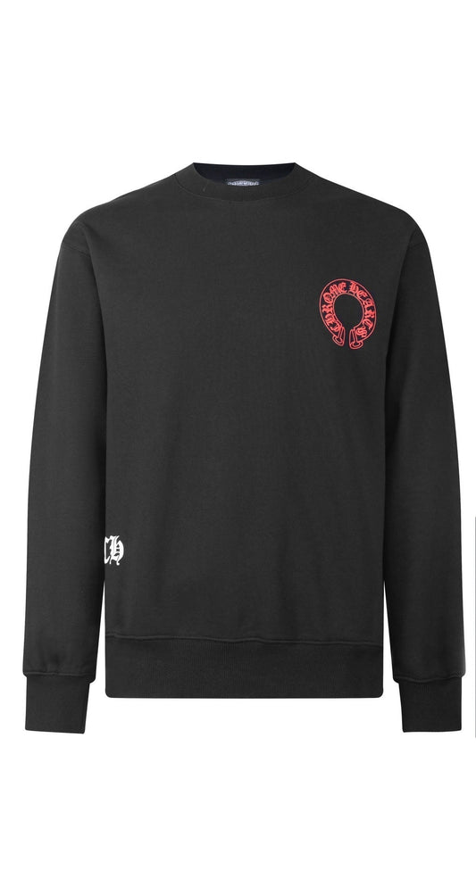 Chrome Hearts Sweatshirt "Black-Red-White"