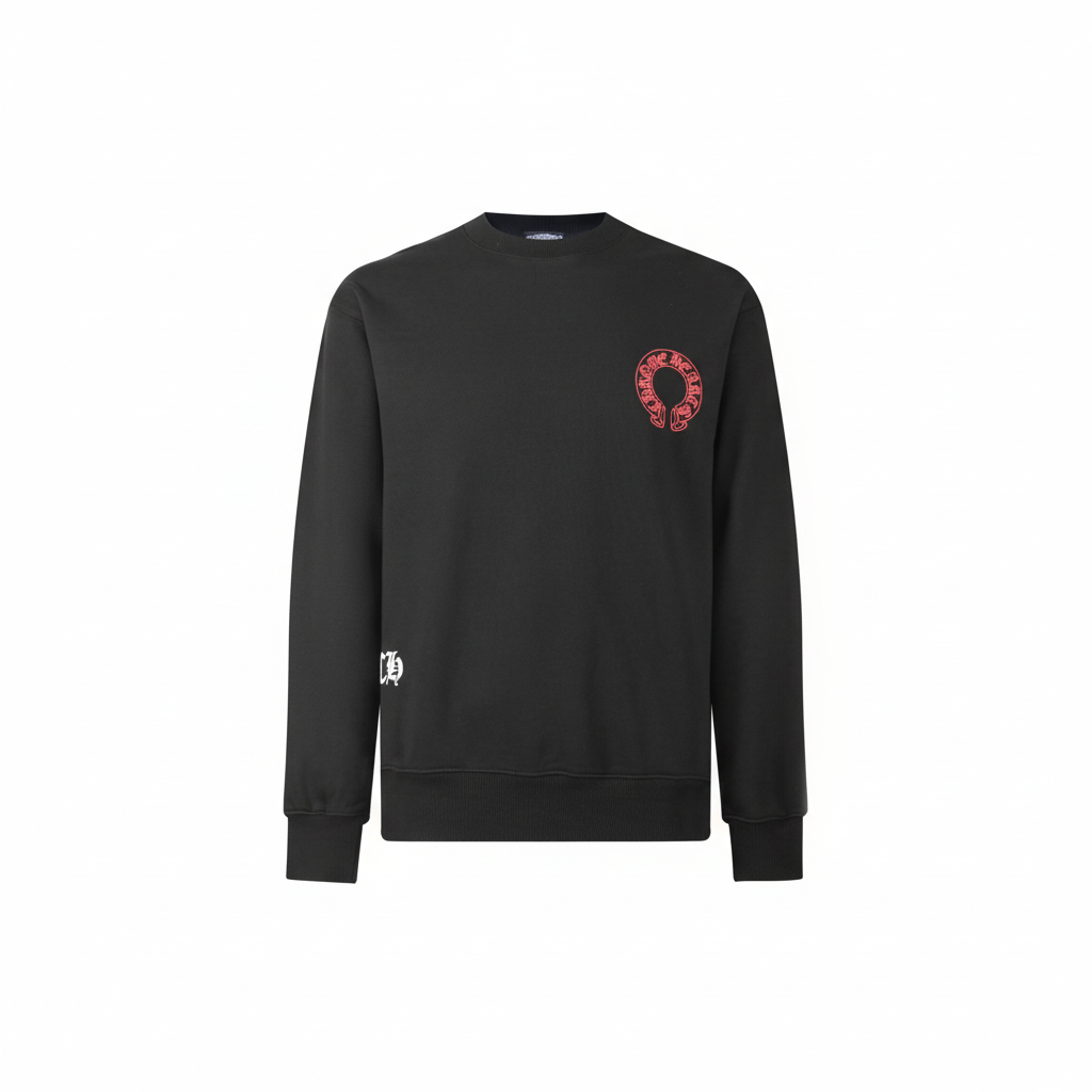 Chrome Hearts Sweatshirt "Black-Red-White"