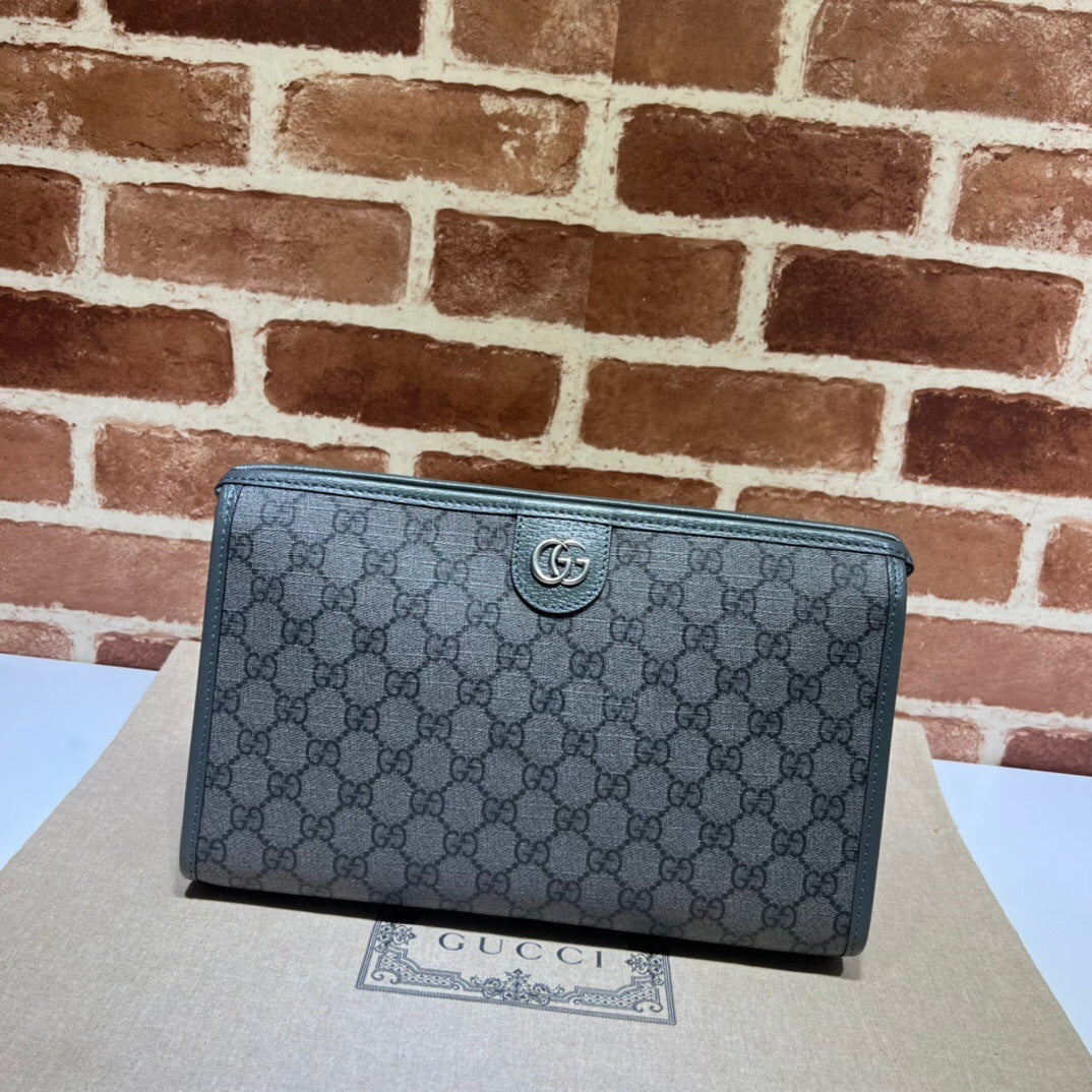 Gucci Ophidia GG Pouch in Supreme Canvas