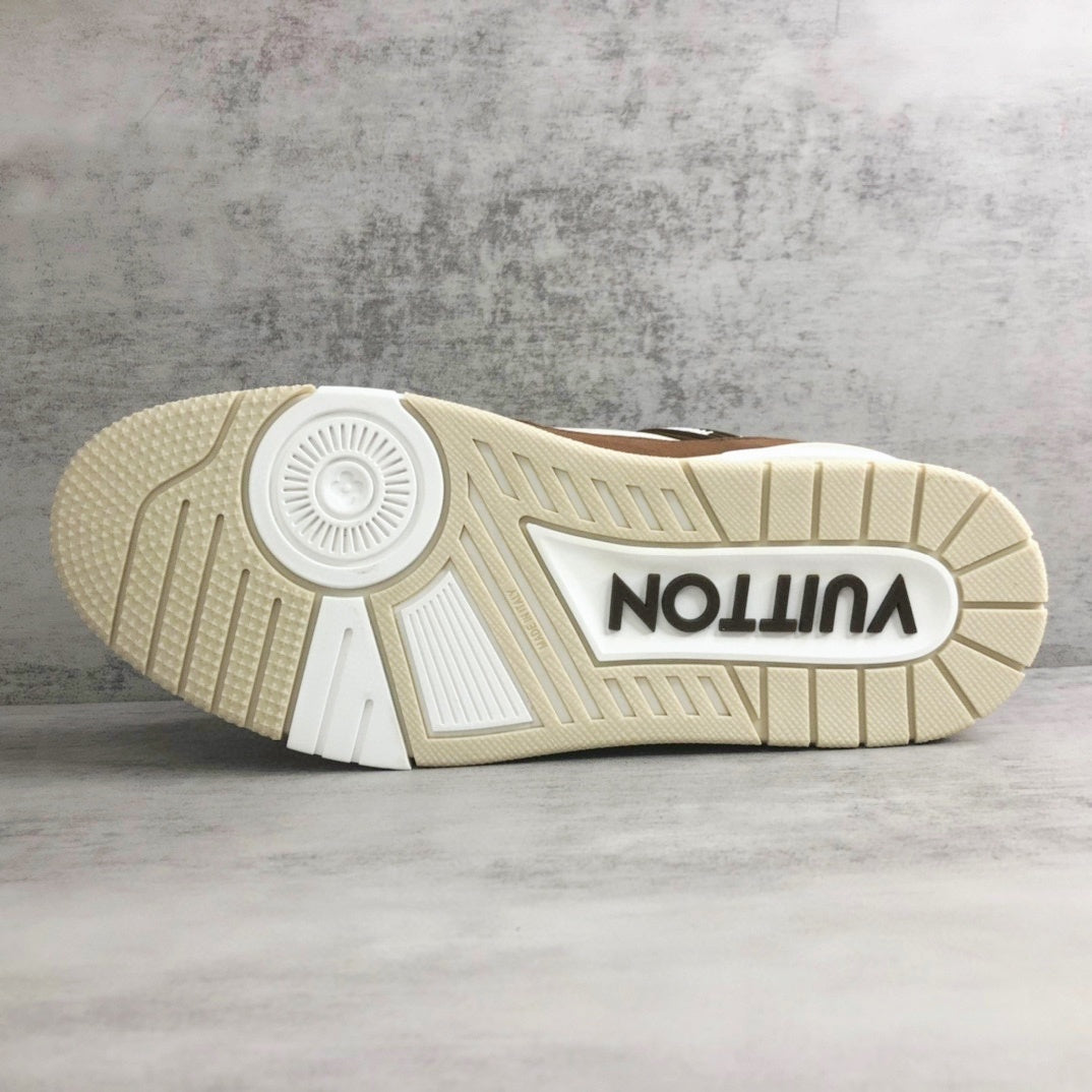 Louis Vuitton Trainers "Mocha-White"