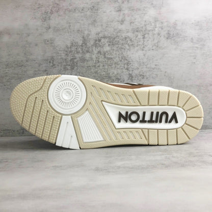 Louis Vuitton Trainers "Mocha-White"