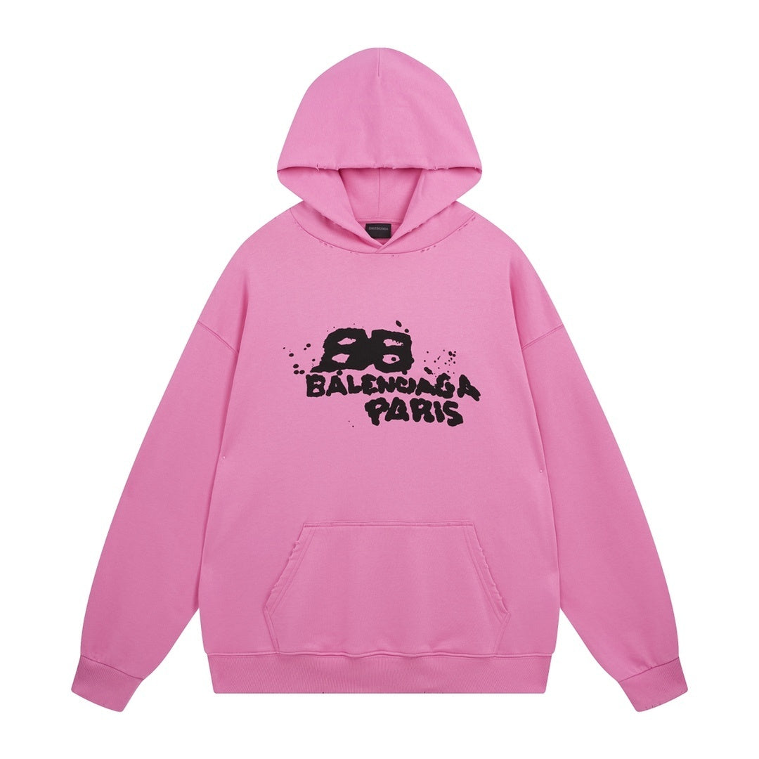 Balenciaga Hoodie "Pink-Black"