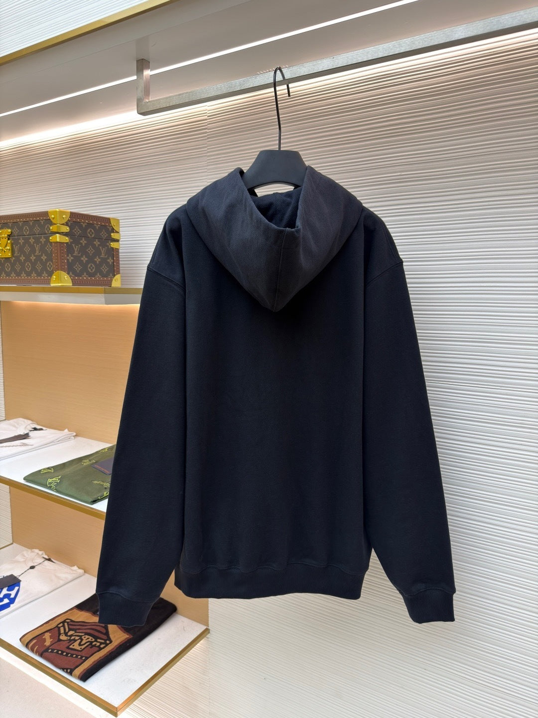 Gucci Embroidered Logo Hoodie "Black"