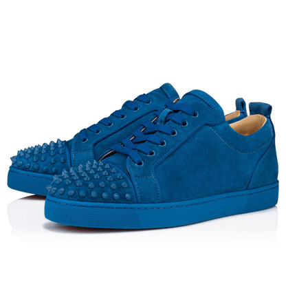 Christian Louboutin Louis Junior Spikes "Blue"