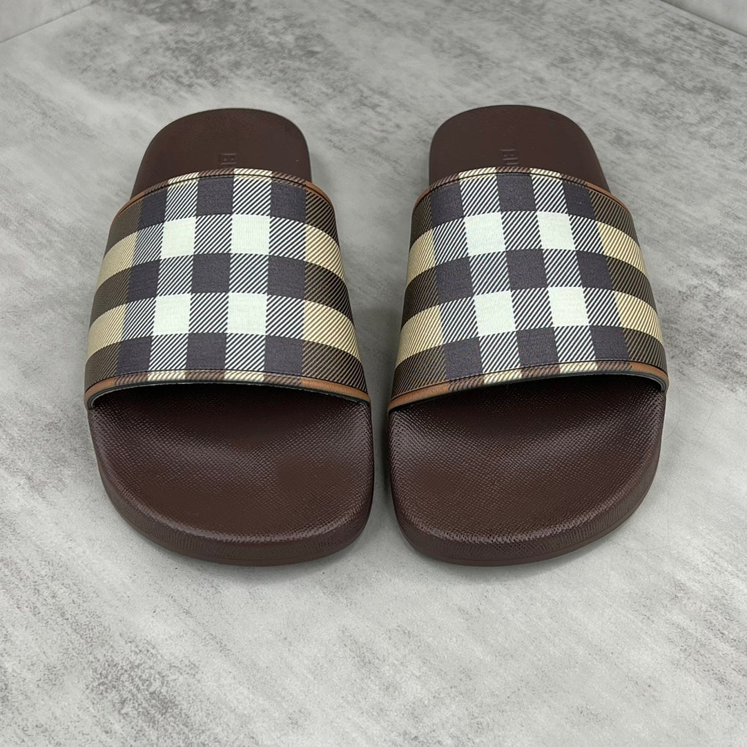 Burberry Slides "Brown-Beige"