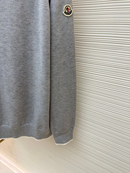 Moncler Alpaca & Wool Blend Turtleneck Sweater "Grey"