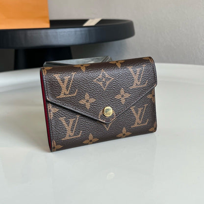 Louis Vuitton Victorine Wallet "Monogram Eclipse Canvas"