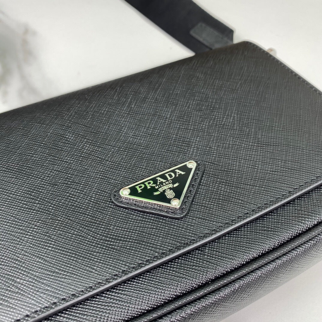 Prada Saffiano Leather Shoulder Bag