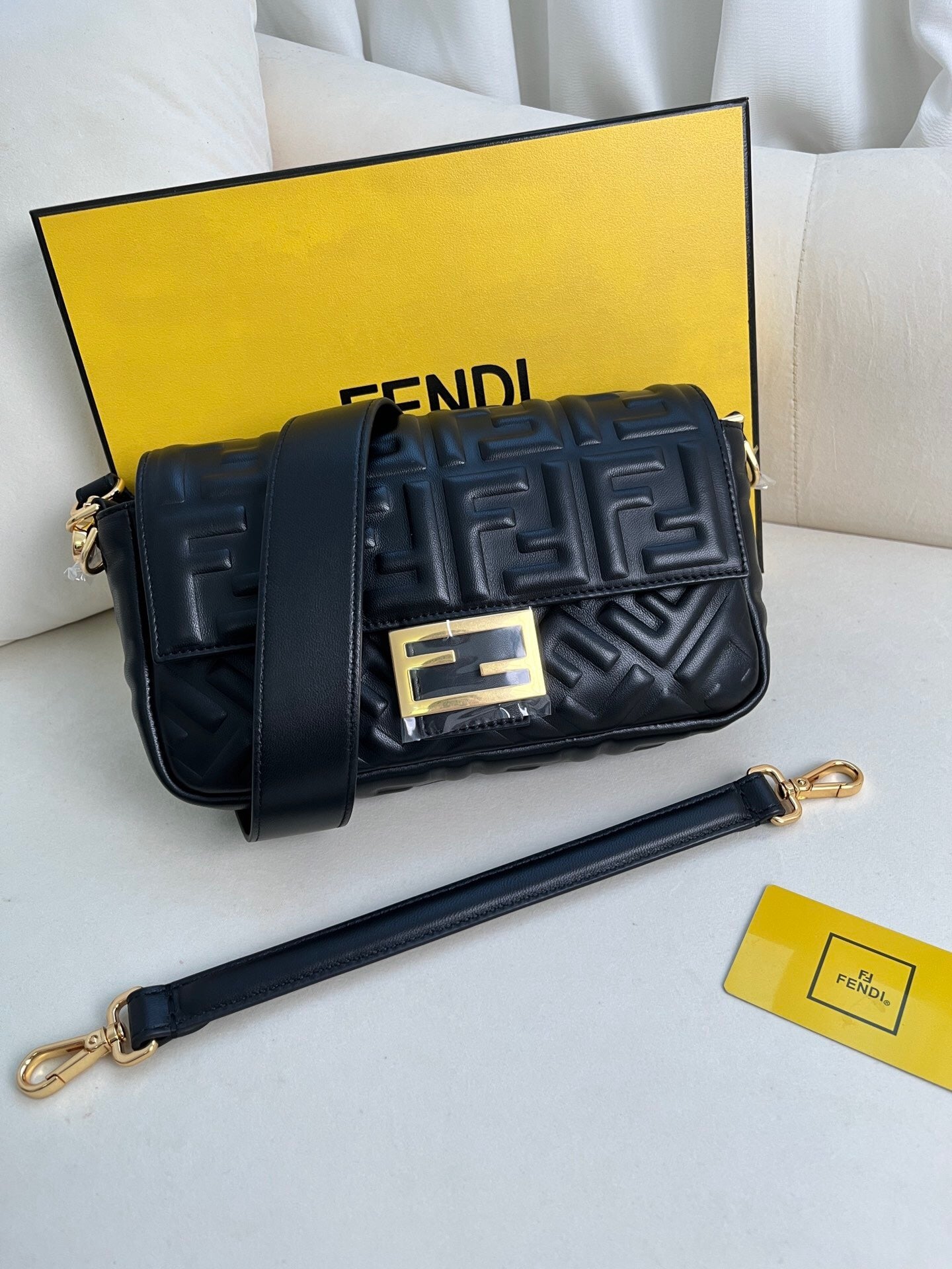Fendi Baguette Leather Bag