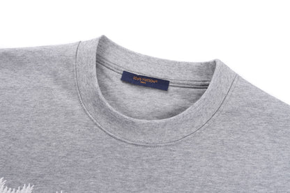 Louis Vuitton Embroidered Signature Sweatshirt "Grey"