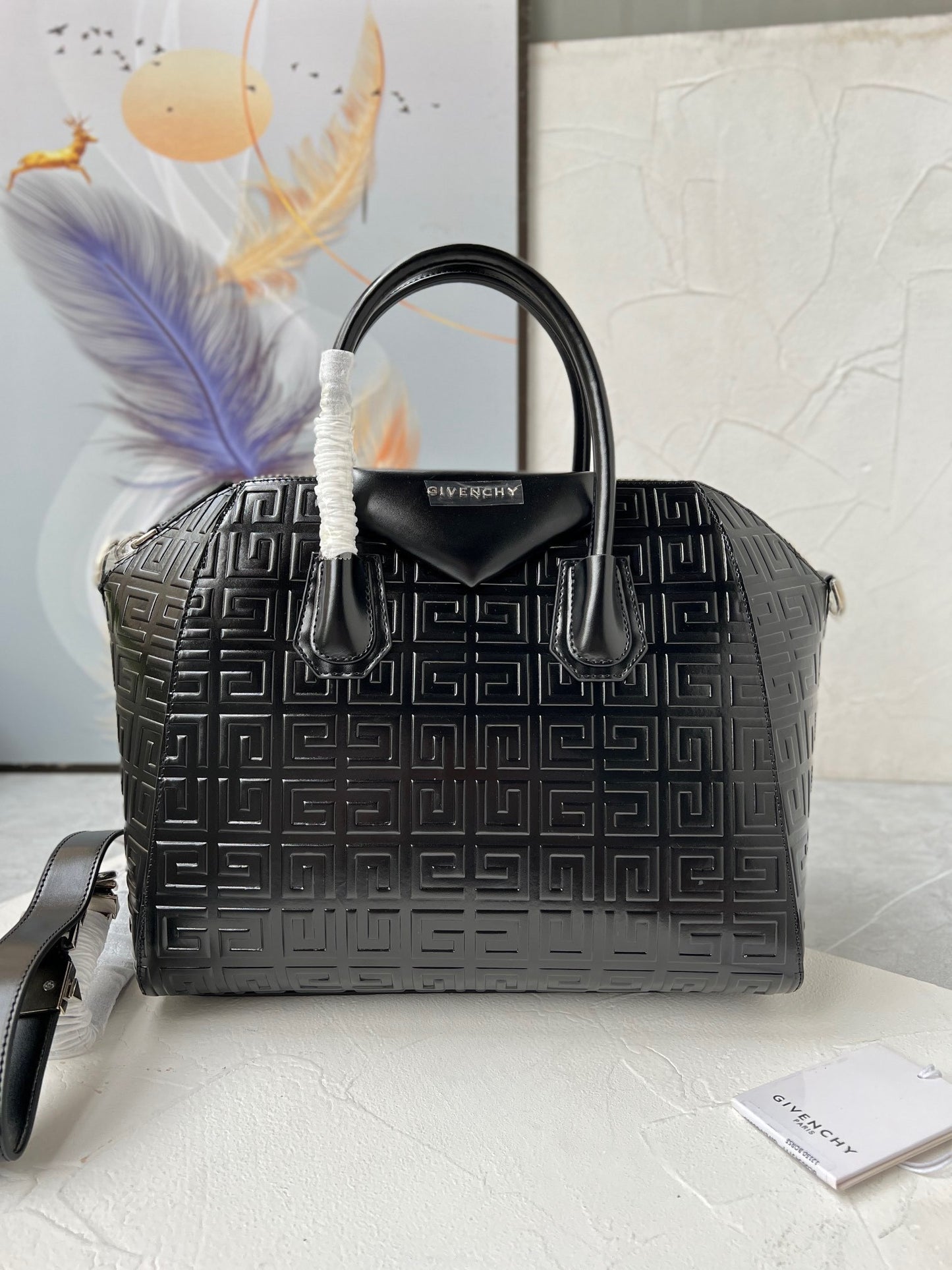 Givenchy Antigona Lock 4G Leather Bag