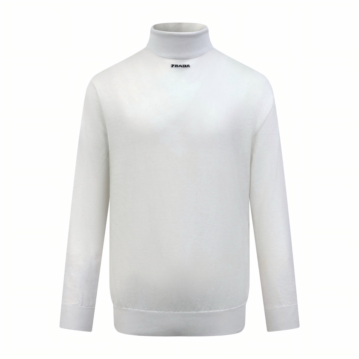 Prada Superfine Wool Turtleneck Sweater "White"