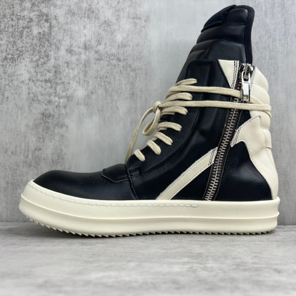 Rick Owens Geobasket Lace-High "Black-White"