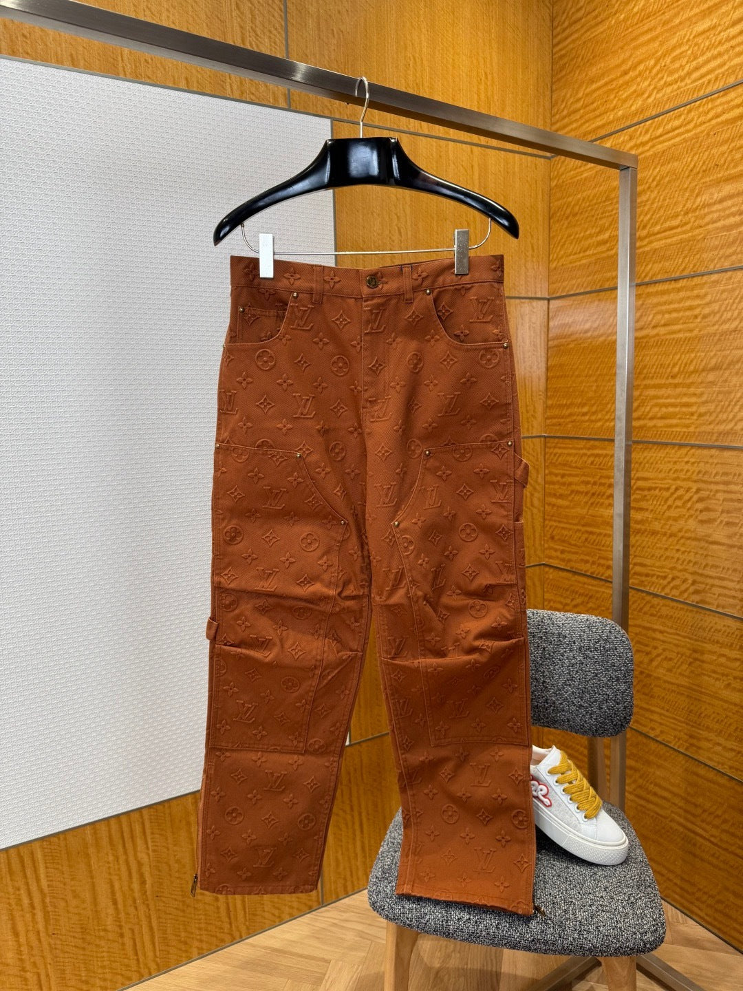 Louis Vuitton Monogram Workwear Denim Pants "Brown"
