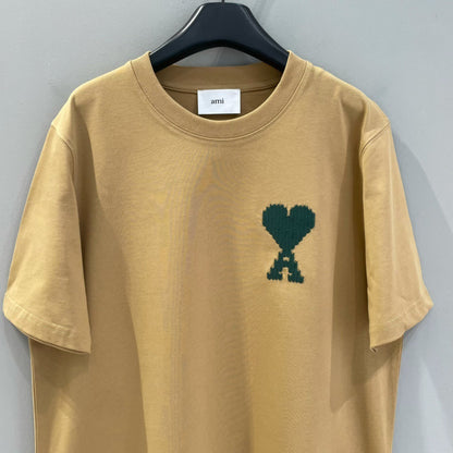Ami Paris T-Shirt "Beige-Green"