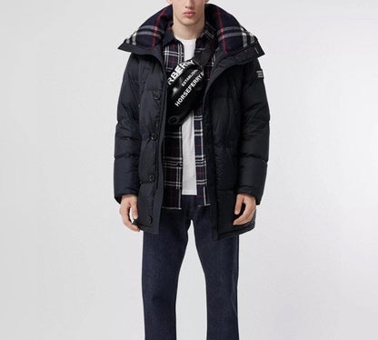 Burberry Lockwood Long Down Jacket "Black"