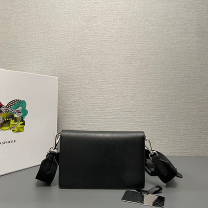 Prada Saffiano Leather Mini Envelope Bag