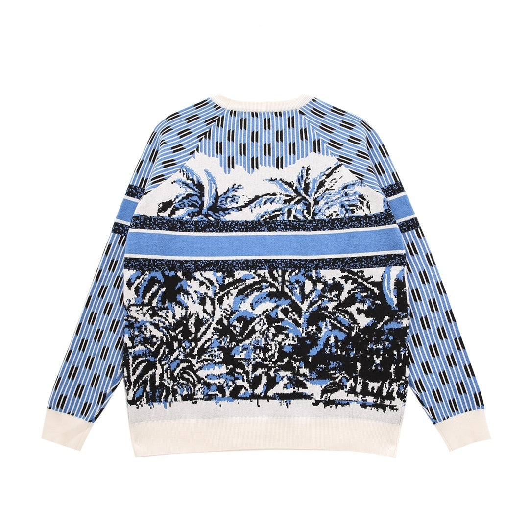Dior Fantasy Sweater "White-Blue-Black"