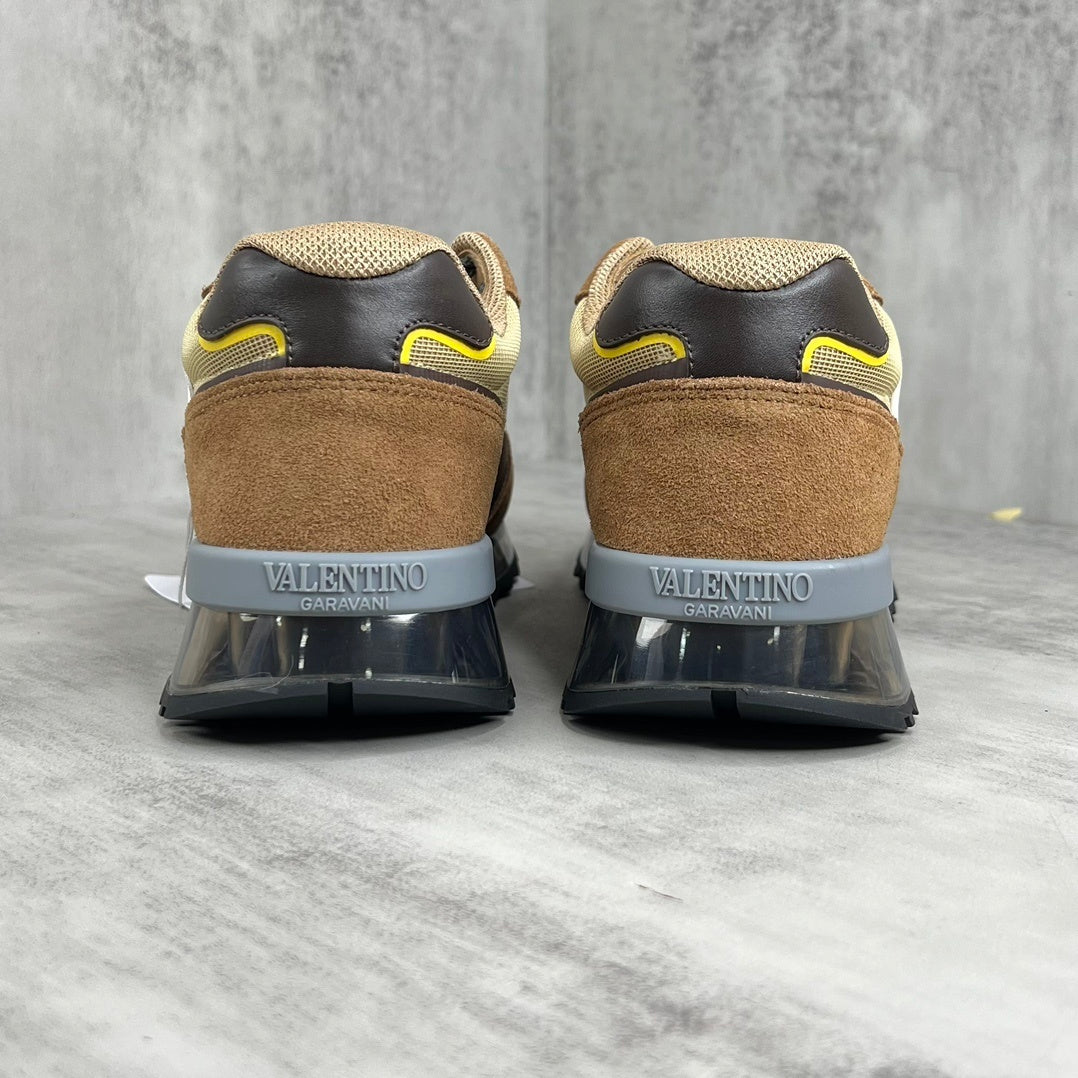 Valentino Garavani V-Logo "Brown-Beige-Yellow"