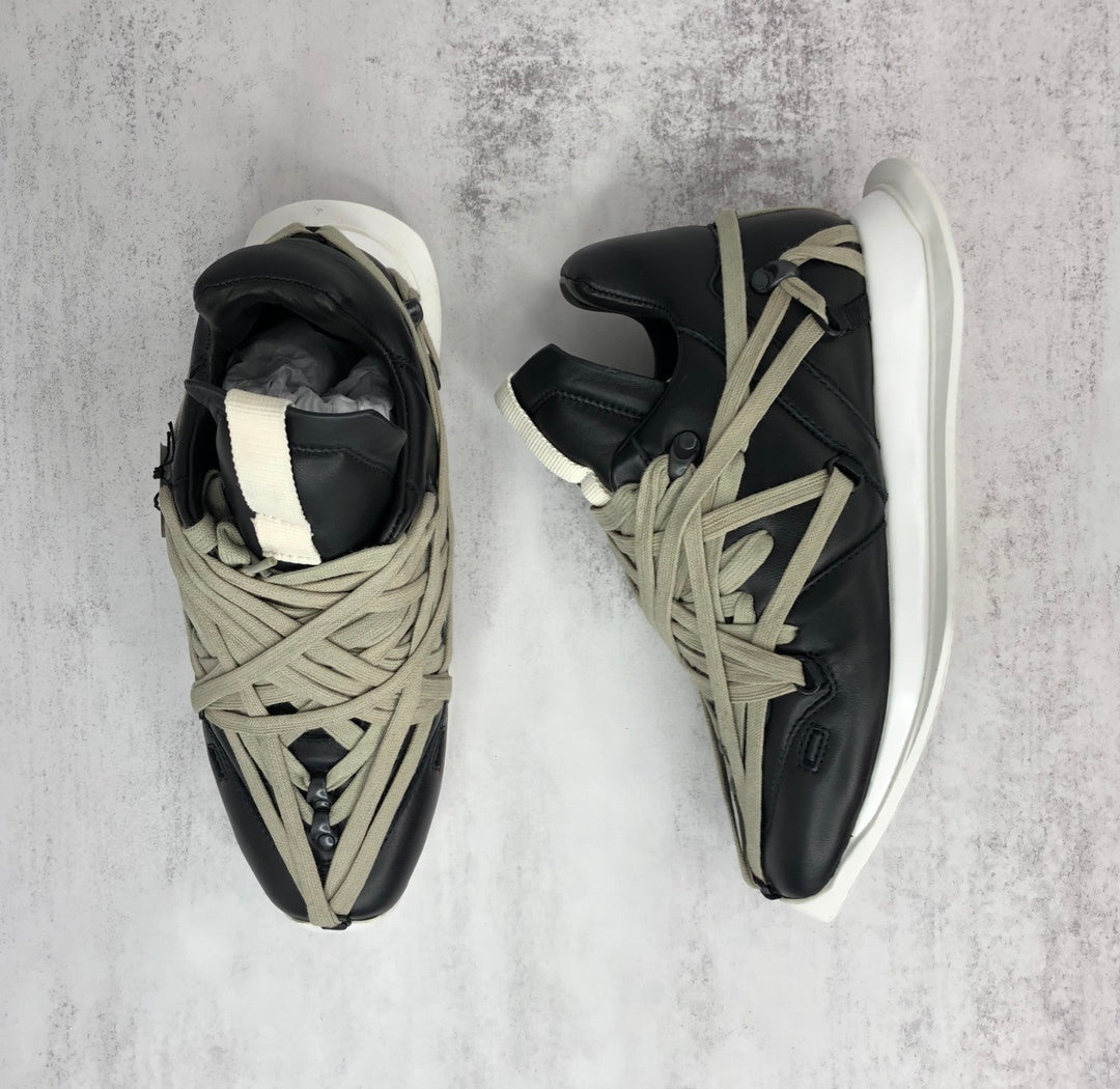 Rick Owens Geth Runner Megalaced "Black"