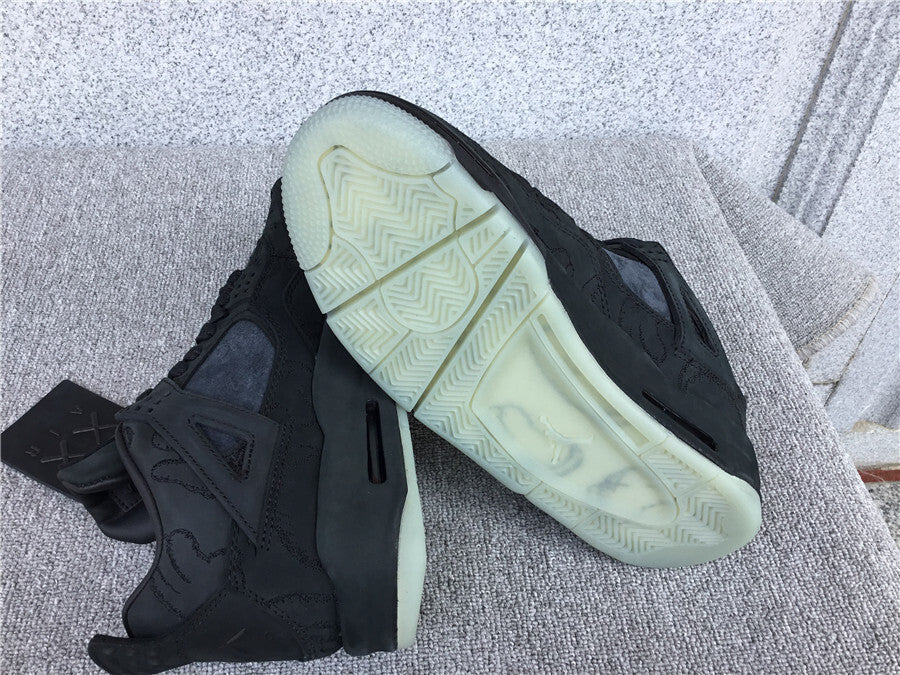 Kaws x Air Jordan 4 Retro "Black"