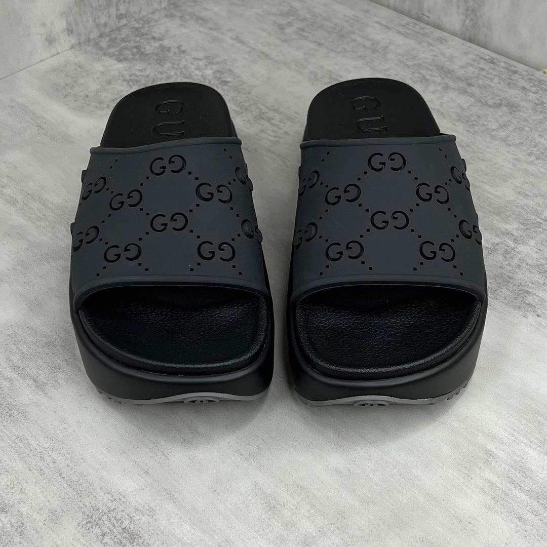 Gucci Slides "Black-Grey"