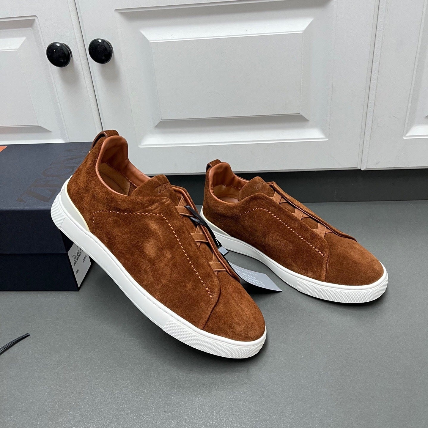 Zegna Triple Stitch "Camel"