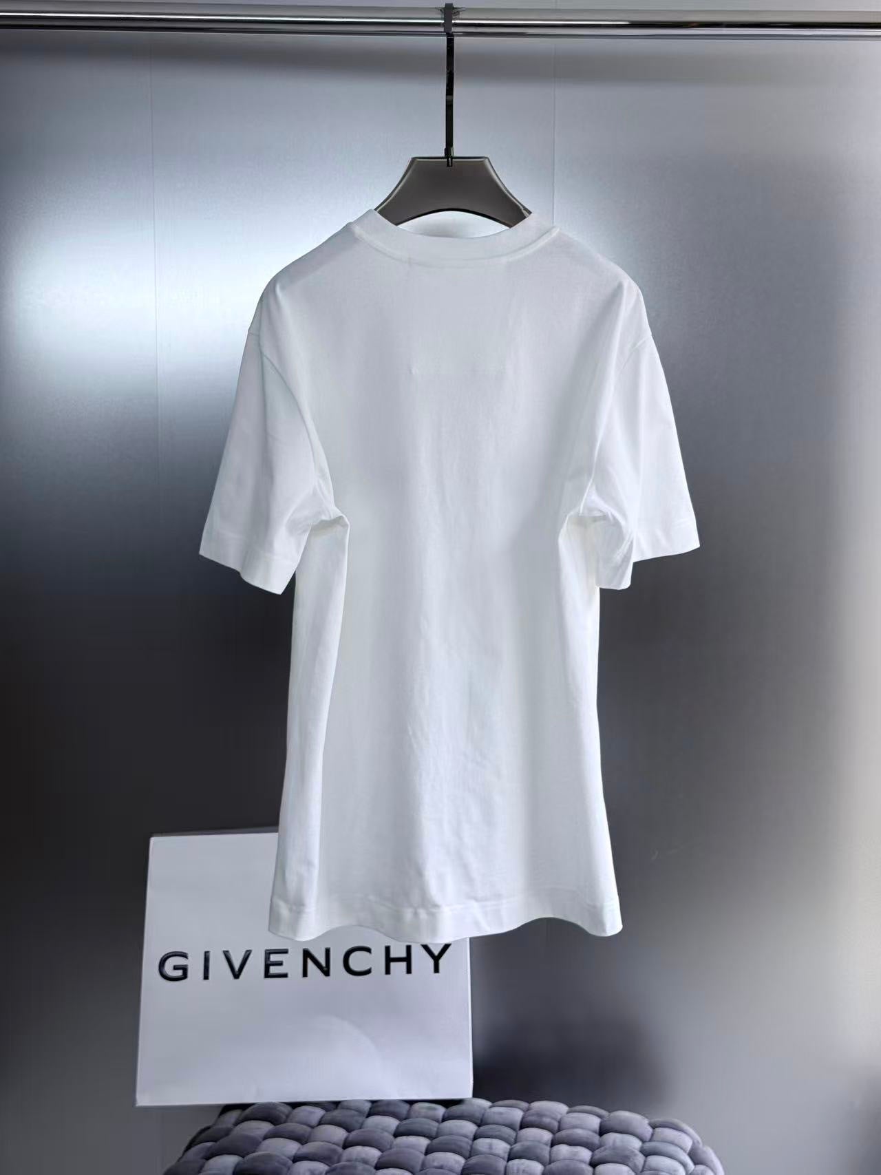 Givenchy College Cotton T-Shirt "White"