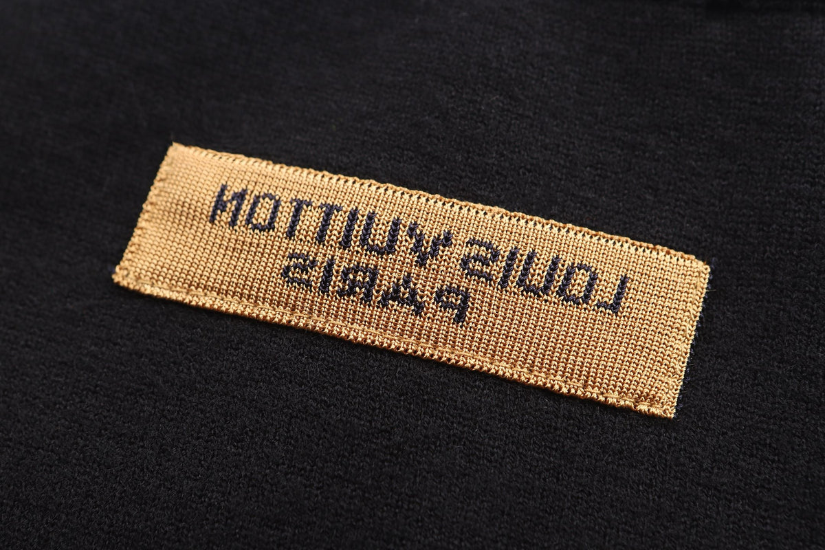 Louis Vuitton LVSE Inside-Out Zipped Through Cashmere Cardigan "Black"
