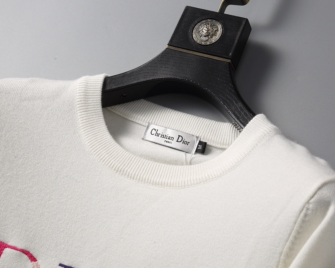 Dior Floral Logo Sweater "White"