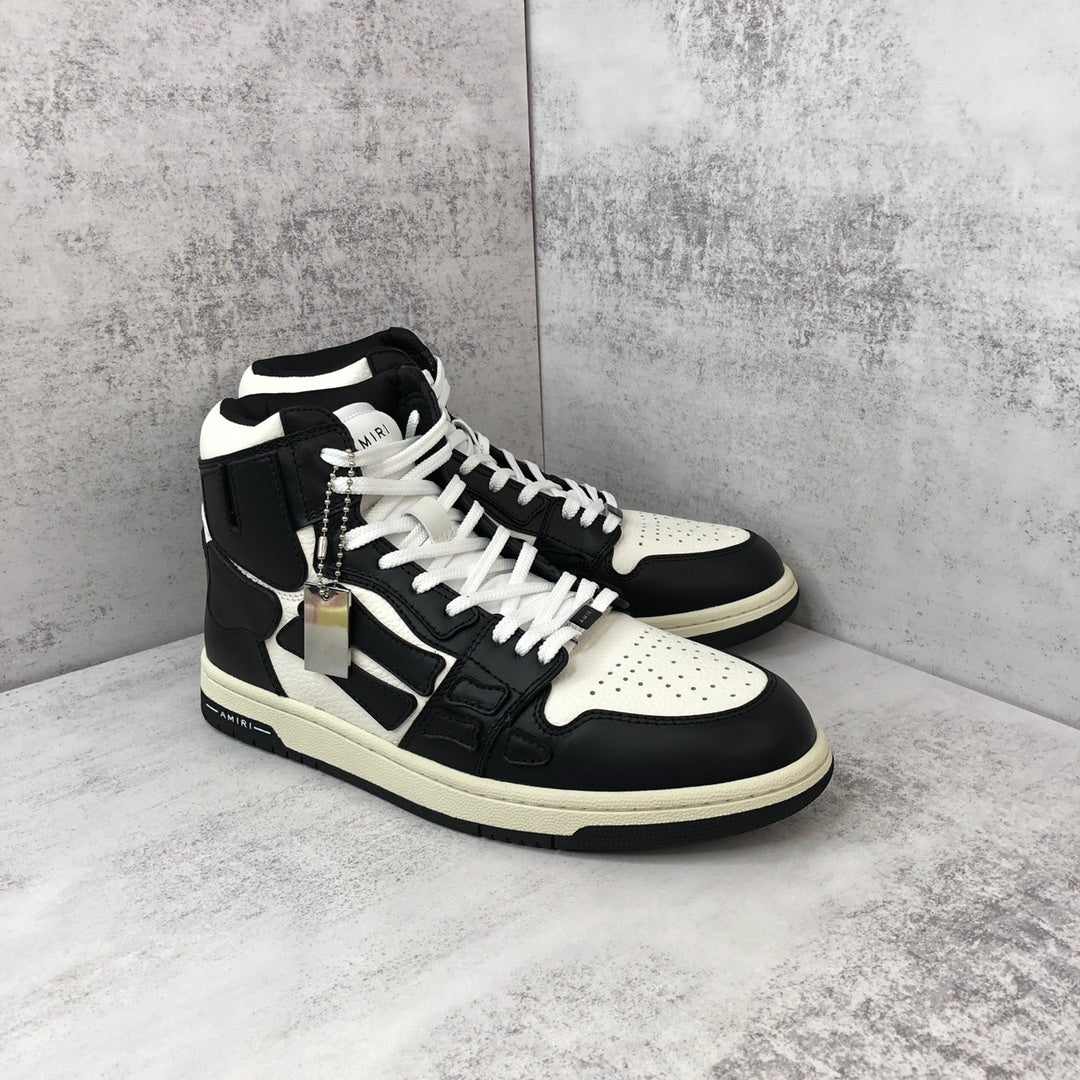 Amiri Skel Top High "Black-White"