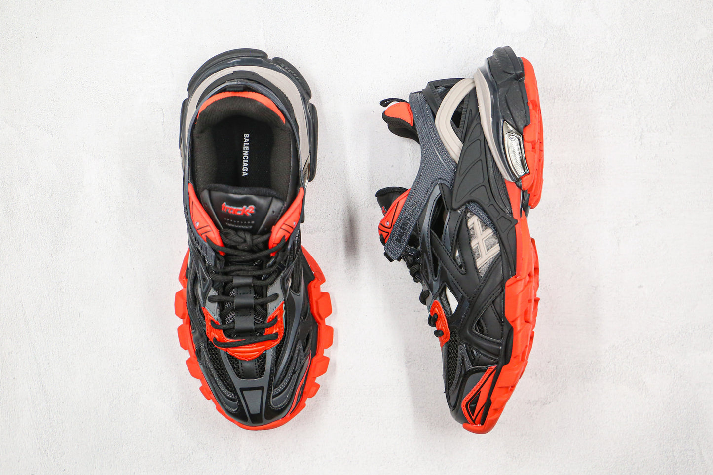 Balenciaga Track 2.0 "Black-Red"
