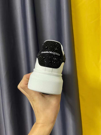 Alexander McQueen Oversized "White Black Crystal"