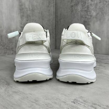 Fendi Flow "White Crocodile Pattern"