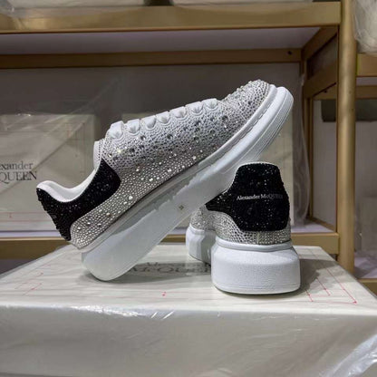 Alexander McQueen Oversized "Crystal Embellished White"