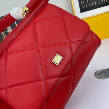 Dolce & Gabbana Sicily Quilted Leather Handbag