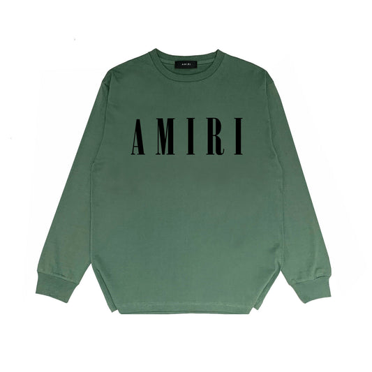 Amiri Core Logo Print Sweatshirt "Green-Black"